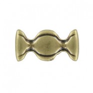 Cymbal ™ DQ metal Connector Dialiskari for Ginko beads - Antique bronze